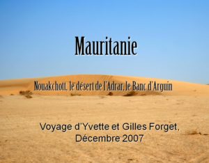 causerie sur la mauritanie