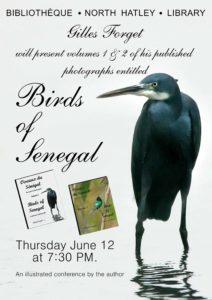Conference birds of senegal poster